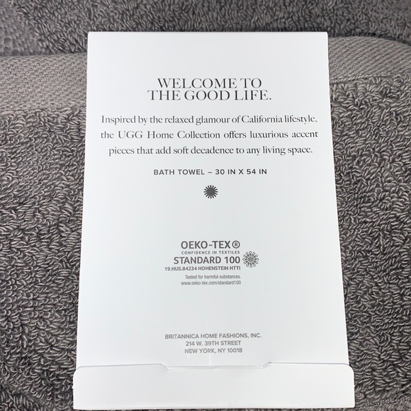 UGG PASHA 100% Cotton Towels Set, 8-Piece, Luxury, Bath Hand Washcloths - Picture 7 of 15